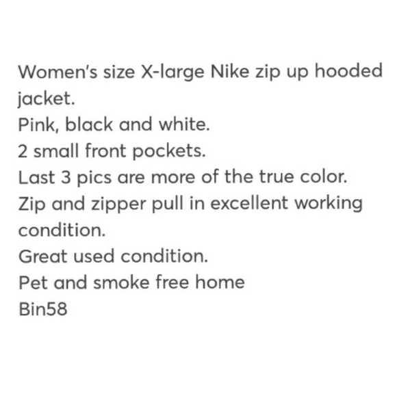 Sz.XL Womens Nike Hooded Jacket - Picture 6 of 6